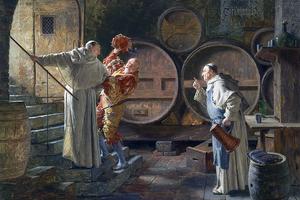 Eduard von Grützner, “Nach schwerer Sitzung,” 1892