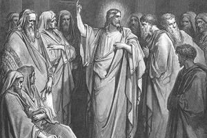 Gustav Doré (1832-1883), “Christ in the Synagogue”