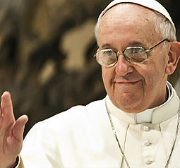 Pope Francis in Paul VI hall during an audience on March 16.
