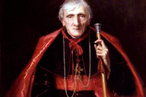 Portrait of John Henry Newman by Emmeline Deane, 1889. 