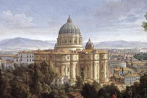 St. Peter's in Rome, Gaspar van Wittel [Public domain], via Wikimedia Commons.