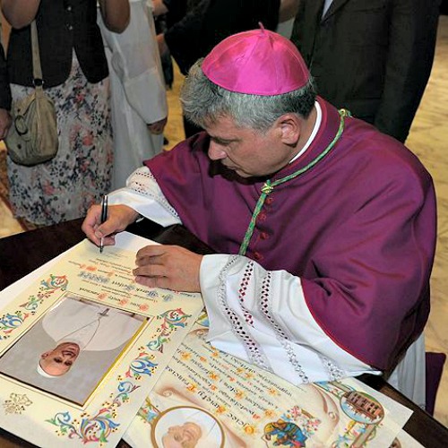 Papal almoner Archbishop Konrad Krajewski Papal almoner Archbishop Konrad Krajewski