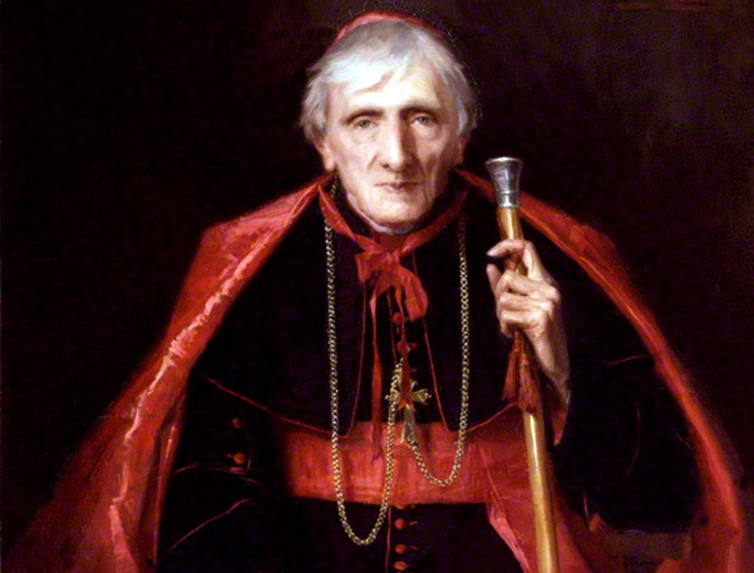 Portrait of John Henry Newman by Emmeline Deane, 1889. 