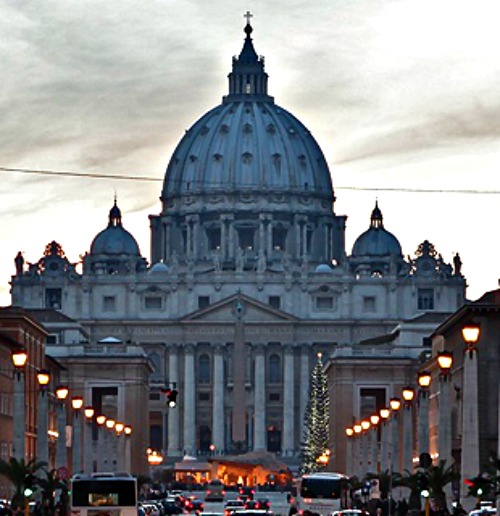 St. Peter’s Basilica from the Via della Conciliazione