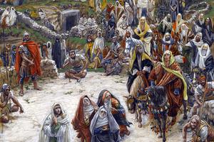 James Tissot (1836-1902), “What Our Lord Saw From the Cross”