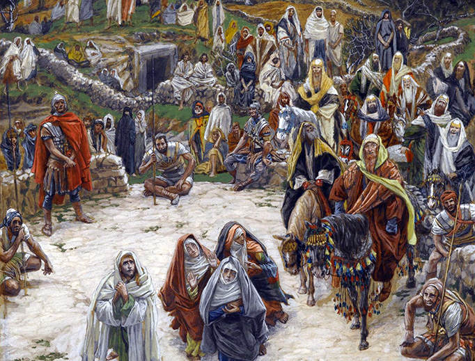 James Tissot (1836-1902), “What Our Lord Saw From the Cross”