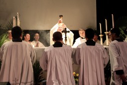 Cardinal Timothy Dolan celebrates Mass at the first New York Catholic Youth Day.
