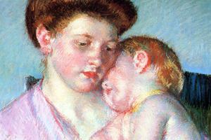 Mary Cassatt (1844-1926), “Sleepy Baby”