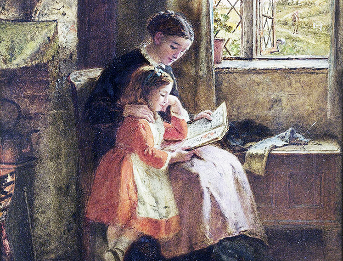 George Hardy, ‘The Evening Hour’, 1877