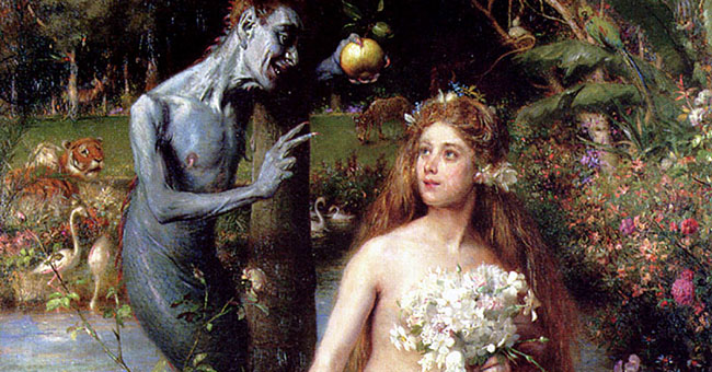 Pierre Jean van der Ouderaa (1841-1915), “Temptation”