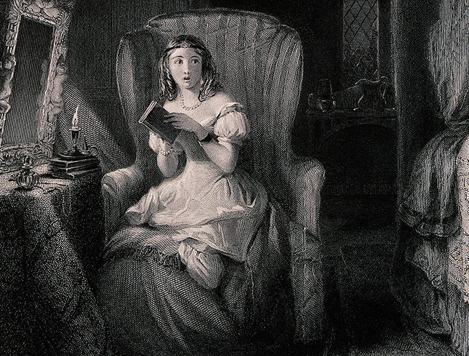 R. Graves (engraver), after Robert William Buss, "The Ghost Story"