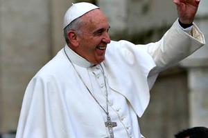 Pope Francis at the Wednesday general audience in St. Peter’s Square on April 29.
