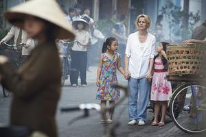 ‘THE MOTHER TERESA OF VIETNAM.’ Deirdre O’Kane as Christina Noble with Vietnamese street children. 