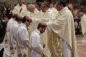 Pope Francis ordains 10 men to the priesthood May 7.