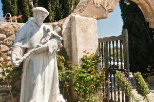 Blessed Junípero Serra founded his first mission, the Mission San Carlos Borromeo de Carmelo, in 1769. 