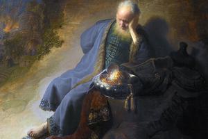 Rembrandt van Rijn, “Jeremiah Lamenting the Destruction of Jerusalem,” 1630