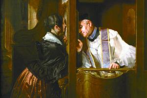 Giuseppe Molteni (1800-1867), The Confession