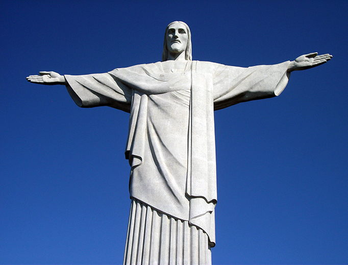 Christ the Redeemer statue in Rio de Janeiro, Brazil