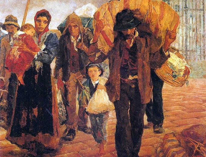 Antônio Rocco, “Emigrants”, c. 1910