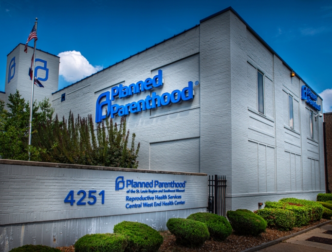 The exterior of Planned Parenthood is shown in St. Louis.