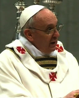 Pope Francis in St. Peter's Basilica

