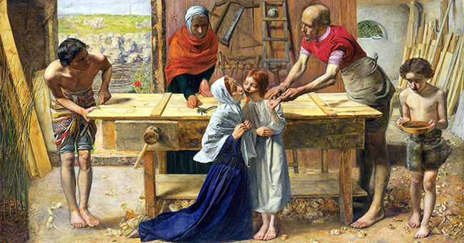 John Everett Millais, “Christ in the House of His Parents” (1849-1850)