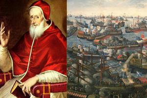 Pope Pius V reformed the Church and put a Christian fleet into action at the epic battle at Lepanto in 1571.
