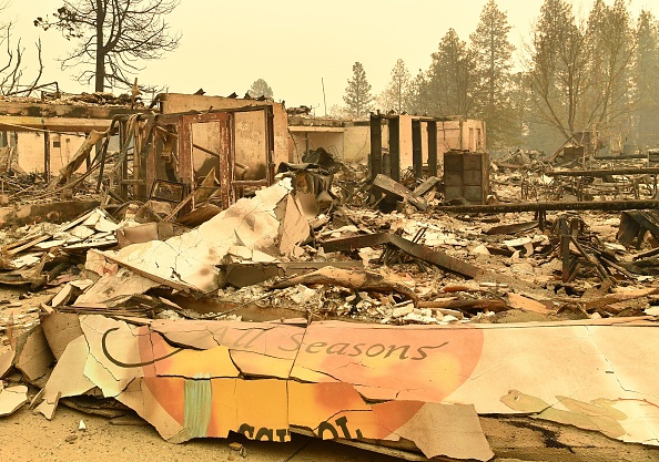 Paradise Elementary School is seen Nov. 12 after burning down during the Camp Fire in Paradise, California.