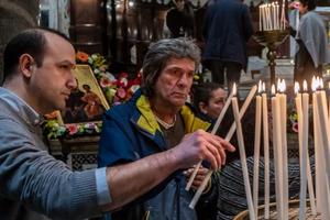 Sant'Egidio prayer memorial in the Basilica of Santa Maria in Trastevere Feb. 2, 2020.