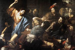 Christ Driving the Money Changers Out of the Temple, Valentin de Boulogne