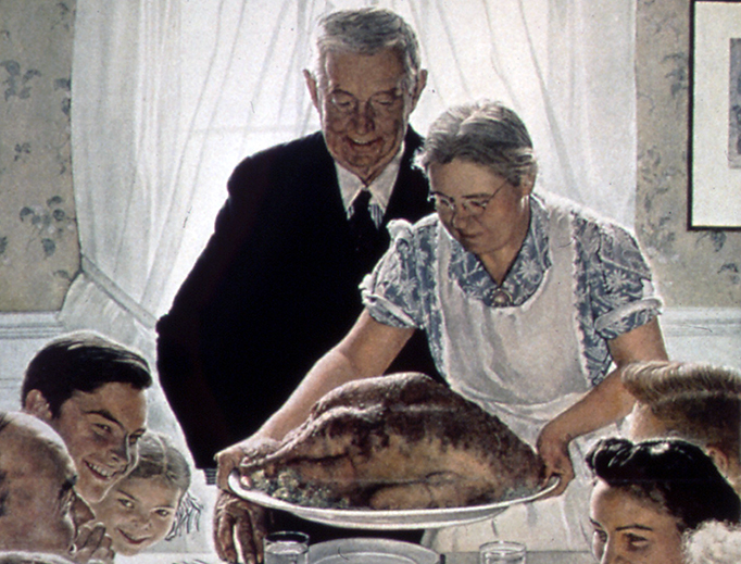 Norman Rockwell (1894-1978), “Freedom From Want”
