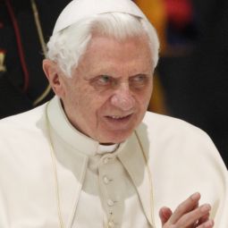 Pope Benedict XVI gestures as he arrives to lead his general audience in Paul VI hall at the Vatican Jan. 12. 
