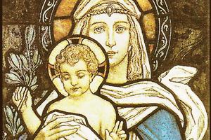Mary and Jesus in glass, as well as stained glass from the Cattedrale di Potenza and a window of a cupola are among Vetrate d’Arte Giuliani's colorful creations.