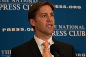 Sen. Ben Sasse speaks at the National Press Club Oct. 31, 2018.