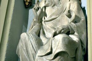 St. John Chrysostom (statue at St. Patrick's Cathedral in New York City pictured above) said, 'Not to enable the poor to share in our goods is to steal from them and deprive them of life. The goods we possess are not ours, but theirs.'
