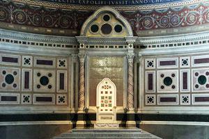 The cathedra at St. John Lateran, the cathedral of Rome