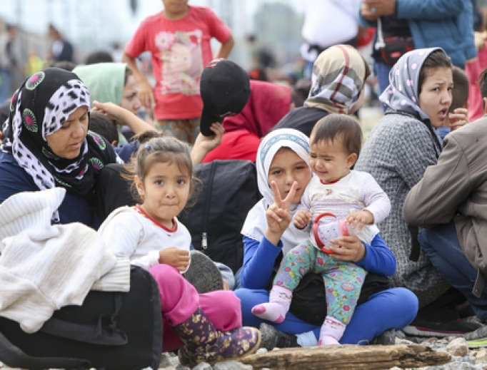 Syrian refugees in Greece, 2019.