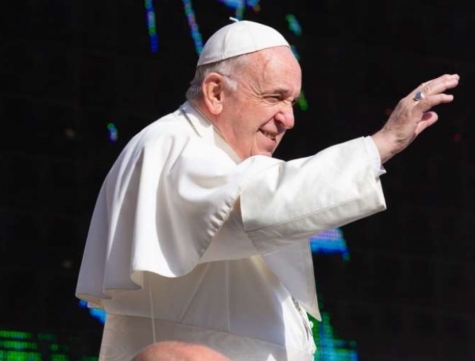 Pope Francis. 
