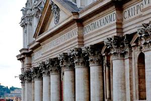 The facade of St. Peter’s Basilica, as seen from the Vatican.