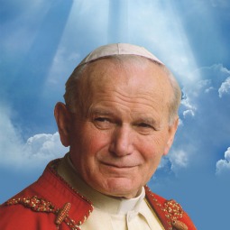 Pope John Paul II is pictured in an image released March 25 by the postulation of his sainthood cause. The Polish Pope, who died April 2, 2005, will be beatified May 1. 