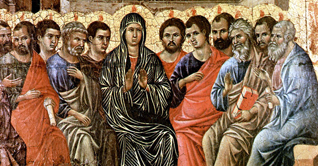 Duccio (1260-1318), “Pentecost”