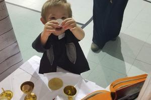 Michael Schachle is a walking, talking miracle. His parents are ever grateful to the intervention of their little boy’s holy namesake.