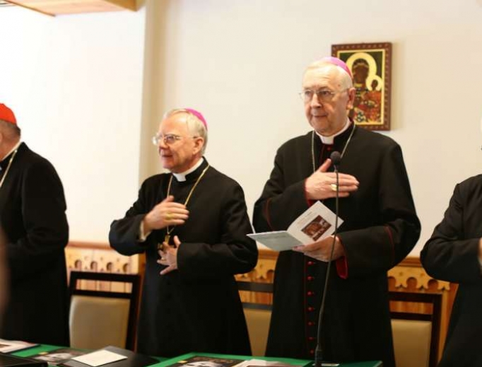 
Polish bishops attend their plenary assembly in Zakopane, Poland, in 2017.
