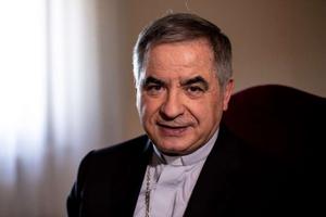 Cardinal Giovanni Angelo Becciu, prefect of the Congregation for the Causes of Saints, speaks June 27. 