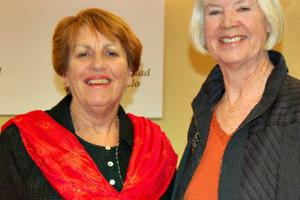 Marian Corkill (l) and Marie Marshell

