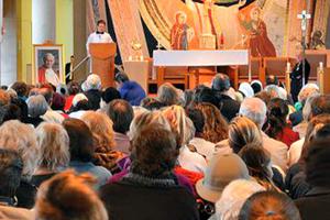Mass is said at the St. John Paul II Shrine in Washington, D.C., for the pope-saint’s optional memorial, Oct. 22. 

