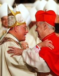 Radio host is just one of the duties new N.Y. Archbishop Dolan inherits from Cardinal Edward Egan.
