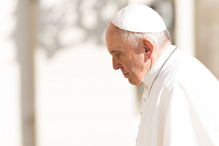 Pope Francis at the General Audience in St. Peter's Square, March 14.