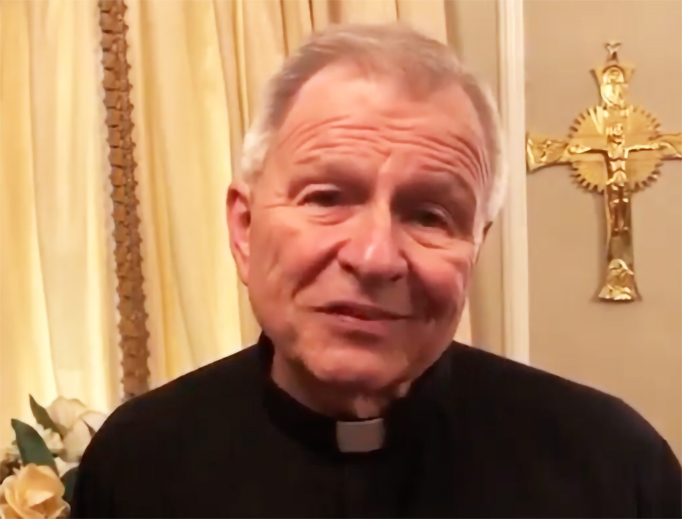 Youtube Screenshot from April 8 Video from the Archdiocese of New Orleans