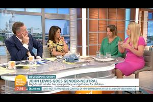 Caroline Farrow appears on Good Morning Britain with Piers Morgan on September 4.
